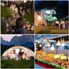 Solar Powered Lamps Portable Led Bulbs 80-500W LED Energy Saving Light for Outdoor Camping Tent Night Fishing Emergency Lights