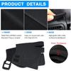 Dashboard Cover Dash Cover Mat Pad Carpet  Fit For Ford Fusion 2006 2007 2008 2009 (Black)