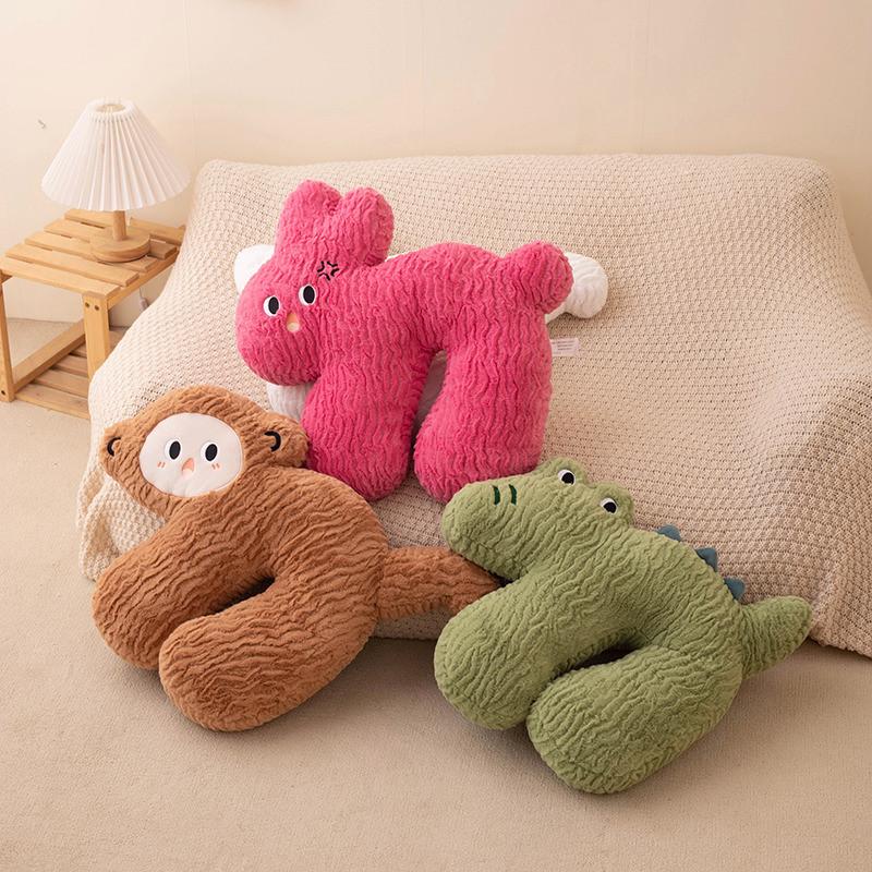 Monkey Rabbit Cat Crocodile Plush Toy Stuffed Animal Doll Decoration Gift 45cm