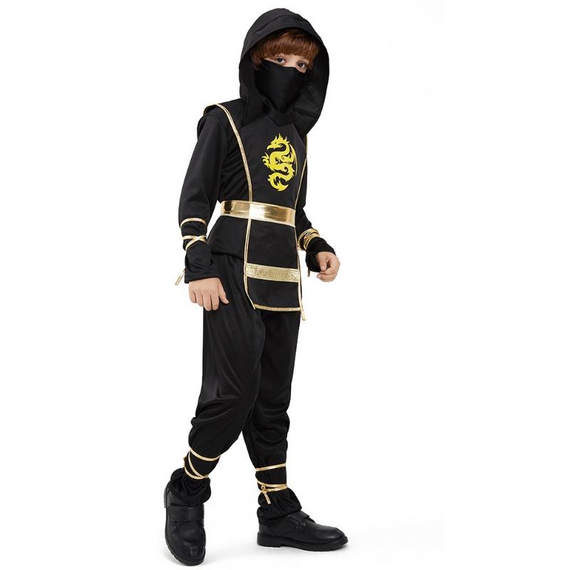 Children's performance Naruto costume New Halloween anime costume, samurai costume Ninja costume