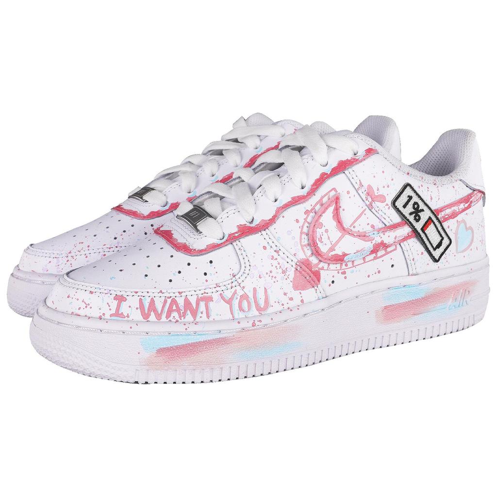 Nike Air Force 1 Low top Skateboard Shoes Women's Pink DH2920-111(Team41-)