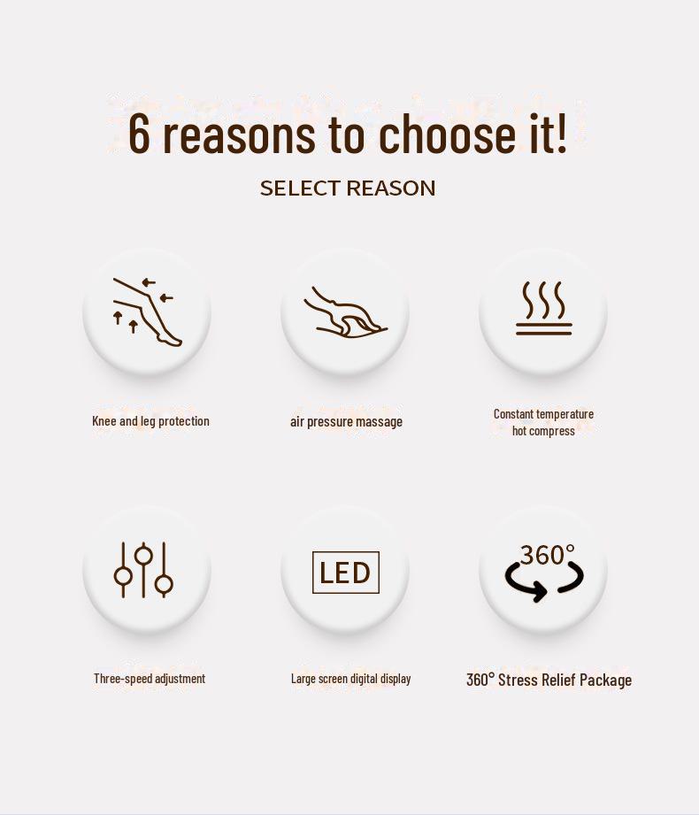 Electric Air Pressure Physiotherapy Leg Massager