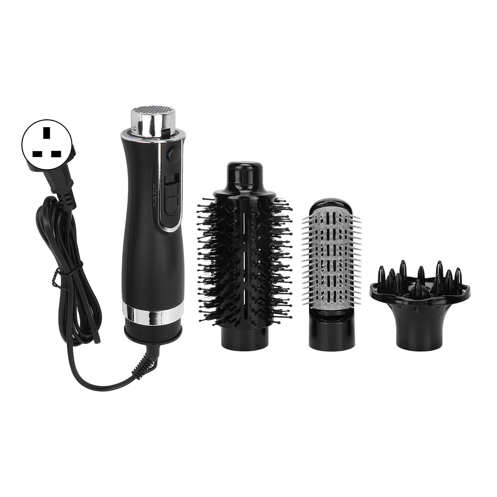 

Фен-щетка для продувки волос, три уровня, быстрый нагрев, быстросохнущий инструмент для укладки волос, 220‑240 В, 800 Вт UK Plug