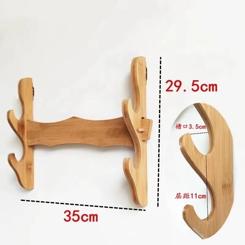 Wall Mount Katana Display Holder Samurai Sword Rack Rapier Sabre Stand Support Japanese Katana Storage Shelves Home Organizer