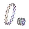 , new creative telescopic ring, deformable copper bracelet, fashionable size adjustable ring