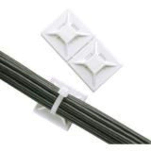 Panduit Corporation (PANDUIT) Super Grip Mounting Base, White, Pack of 100, SGABM20-A-C