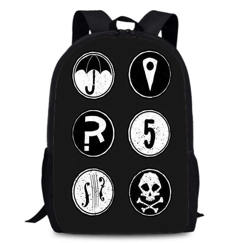 Umbrella Academy Backpack For Elementary School Stylish Durable And Breathable Oxford Cloth Design