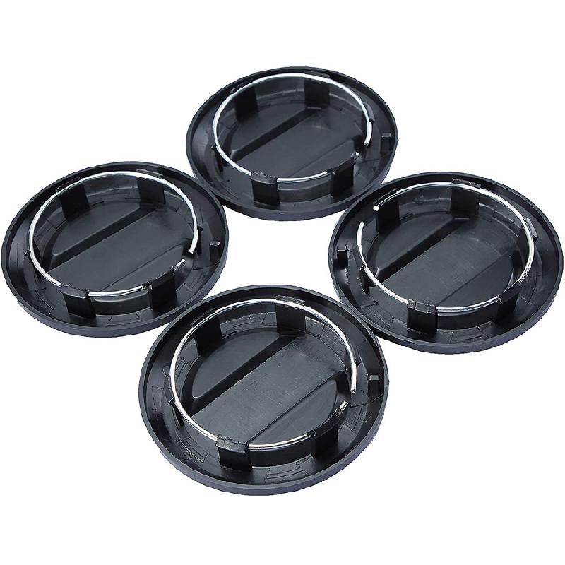 4 Pcs Black Wheel Hub Center Caps For 2017-2019 Polaris Rzr Xp 1000 1522216-655