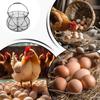 Eiersammelkorb Vintage Gewebter Aufbewahrungsständer mit Griff Theken-Eierhalter für Küche Picknick Bauernhaus Ernte Ostern