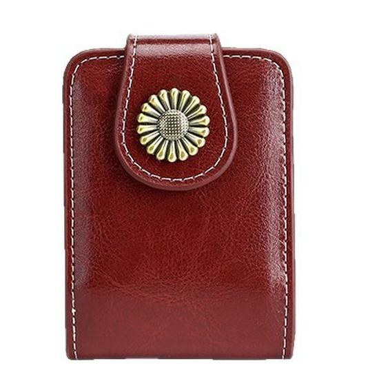 Summer Mini Cosmetic Bag with Mirror - Portable Non-Leather Lipstick Storage Bag