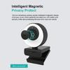 1080P Webcam with Microphone AutoFocus Adjustable Brightness USB Streaming