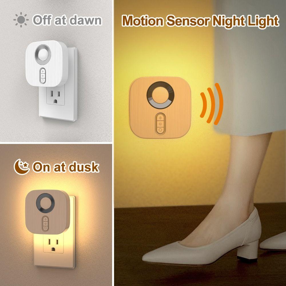 Ultra-Quiet Wireless Night Lamp Human Motion Sensor LED Night Light Smart Night Light  Corridor