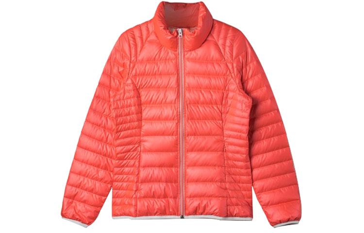 Adidas Neo Down Jackets Women s Orange Stand Collar Moderate Down Jacket AB8917 M