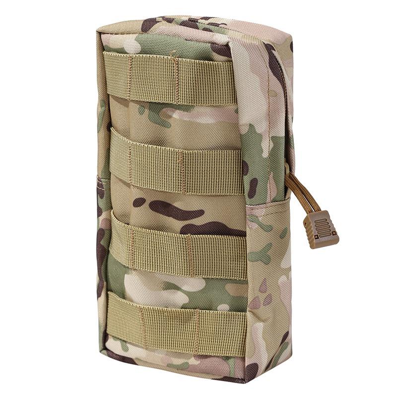 600D Oxford Outdoor Military Tactical Bag EDC Molle Tool Zipper Waist Accessories Durable Belt Como Pouch For Hunting Airsoft