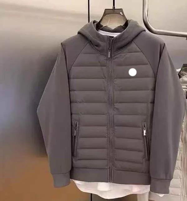 Jachetă cu glugă unisex 2025: Cardigan casual splicing pentru primăvară/toamnă pentru bărbați și femei
