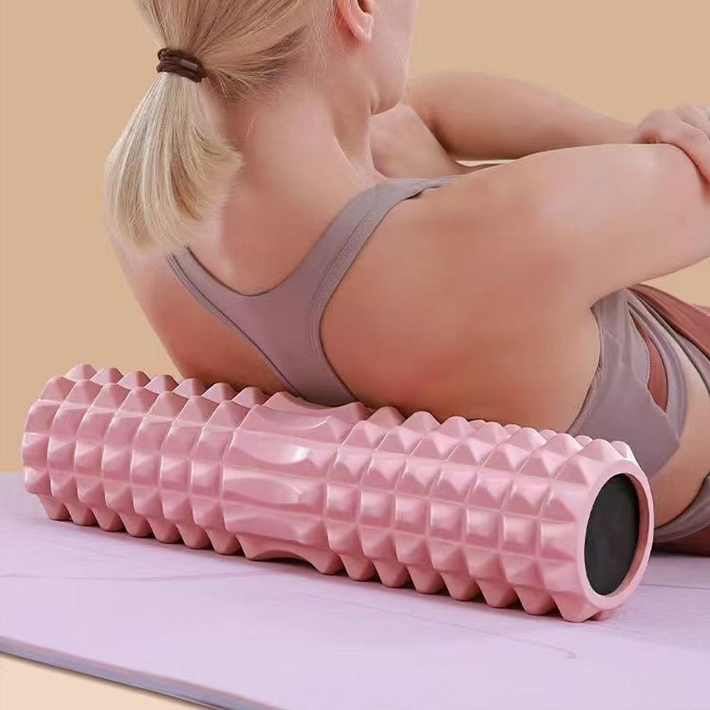 Durable And Safe Crescent Solid Foam Axis 45*13Cm Yoga Post Ideal For Fitness Yoga Pilates And Muscle Relaxation