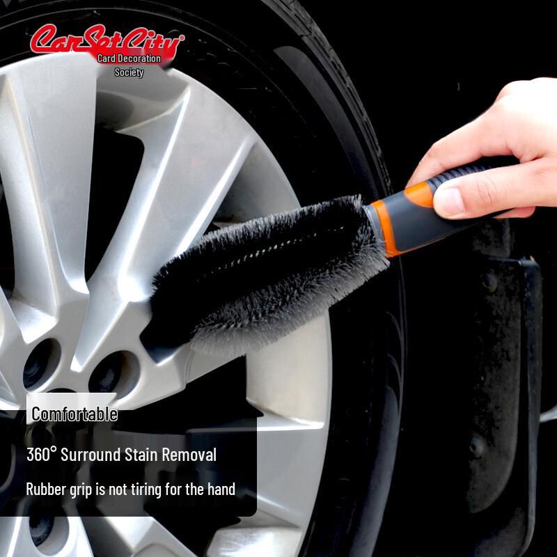 CarSetCity Car Wash Wheel and Tire Cleaning Brush