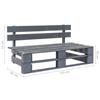 VidaXL Canapé Central Palette de Jardin Meuble de Terrasse Canapé d'Extérieur Canapé Central de Patio Salon Bois de Pin 3066487