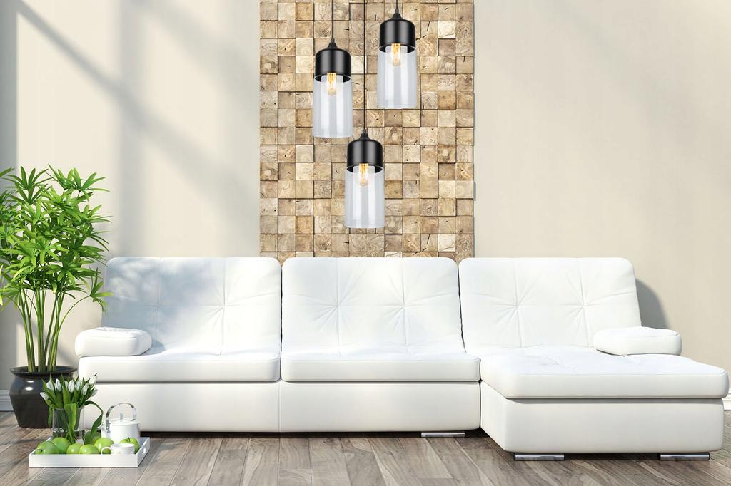 HANGING CEILING LAMP, GLASS PLAFON, LED LAMP