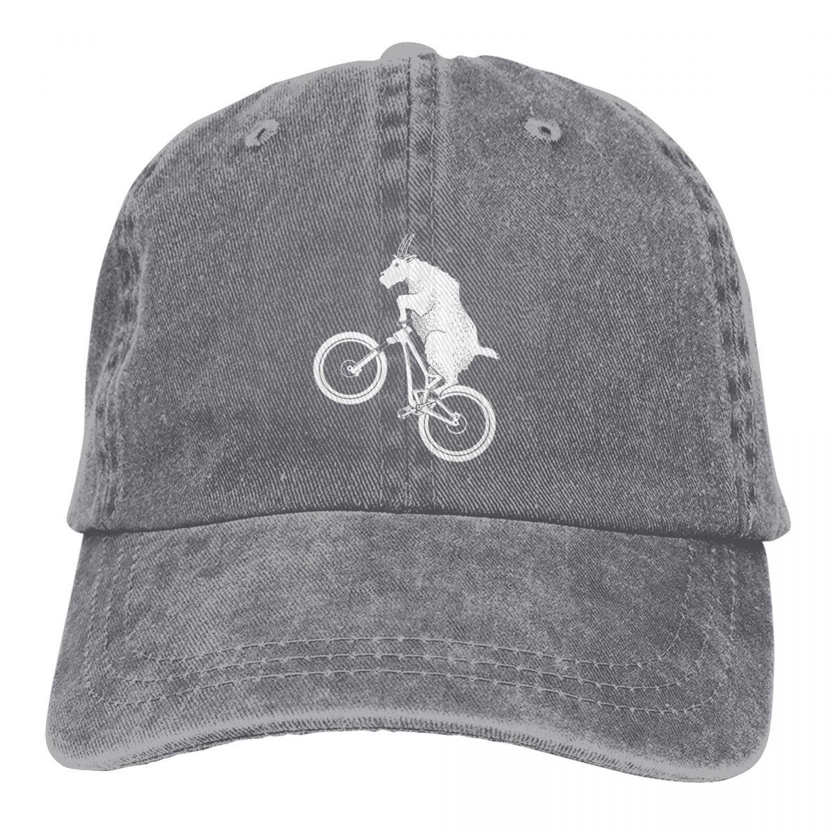 

Mountain Bike Goat Baseball Cap Unisex Hats Women Visor Protection Snapback Cycling Cycle Sport MoveUnisext Caps One Size