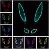 Mask Cosplay Rabbit Mask Mask LED Light Cosplay Mask Party Mask Props Led Light Up Mask Party Props