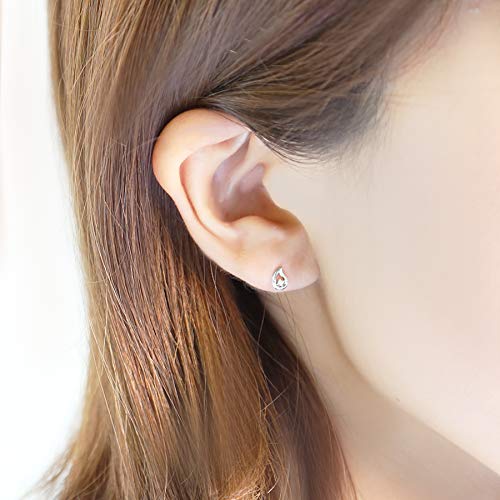 ESTELLE [WEB Exclusive] Diamond K10 White Gold Drop Motif Earrings 0212-2453-0012-0000