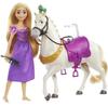 Mattel Puppe Disney Prinzessin Rapunzel und Maximus HLW23