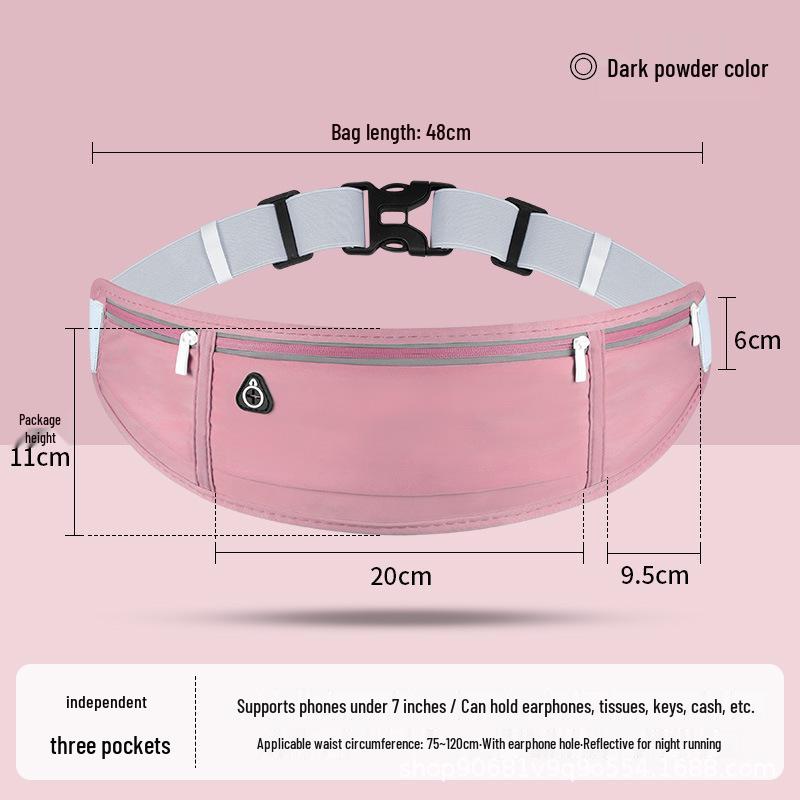 Waterproof Unisex Sports Waist Bag for Running, Travel, Fitness & Hiking