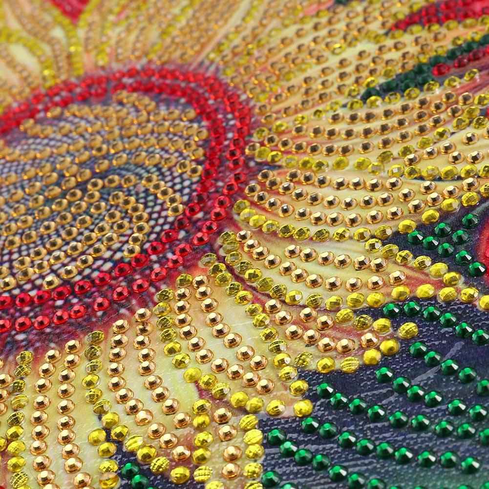 DIY 5D Rhinestone Painting Drill Embroidery Floral Cross Stitch Home Decoration Sunflower