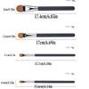 Flat Round Ultra-thin Foundation Concealer Makeup Brush Professional Contour Liquid Cream Concealer Make-up Tool 4 Types Sizes