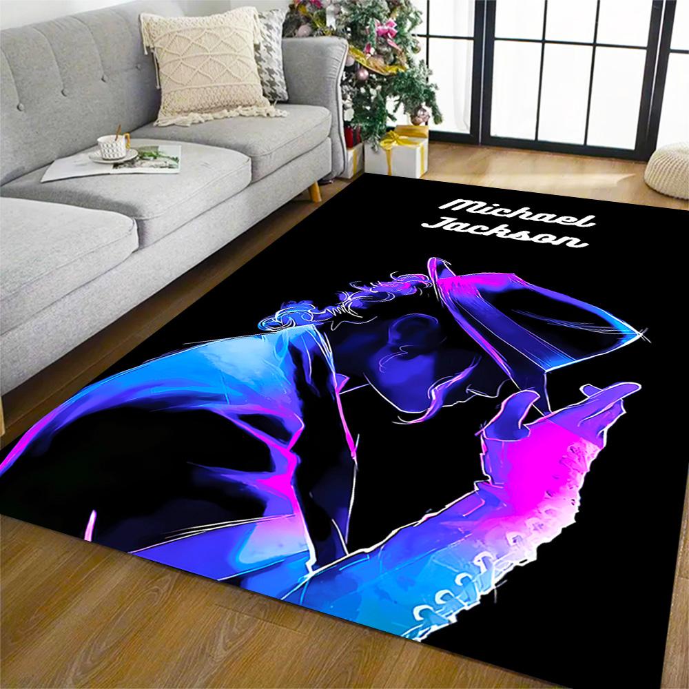 Michael Jackson Dangerous Tour Carpet Suitable for Foyer Balcony Hallway Game Room Anti-slip Rug Decorate Offices Spiritual Gift