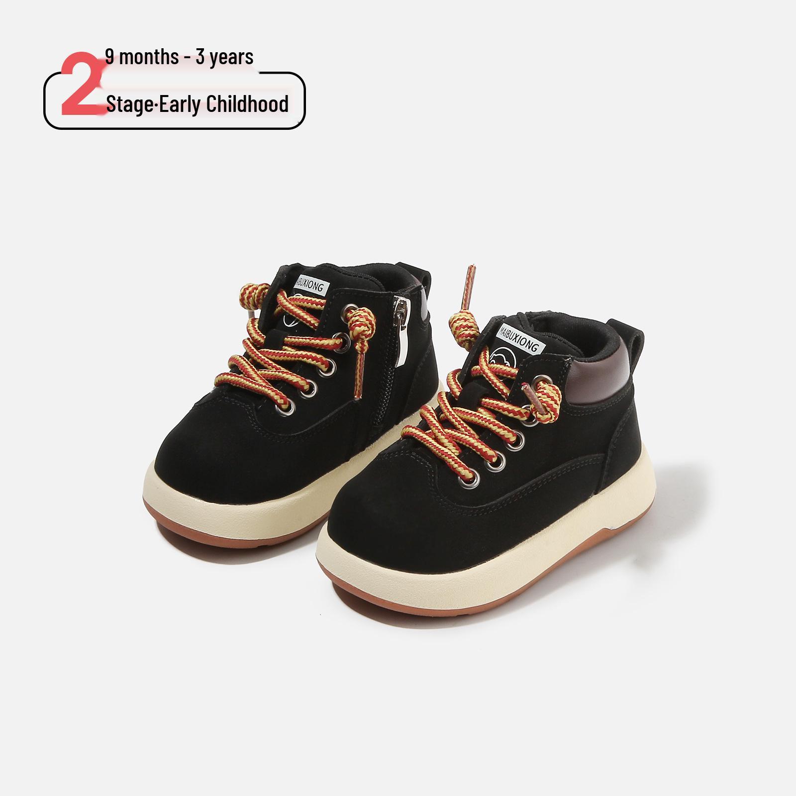 

Maibu Bear 2025 Autumn European Style Kids Soft Sole Leather Martin Ankle Boots for Boys & Girls Factory Order Price 16-20 (120 pairs)