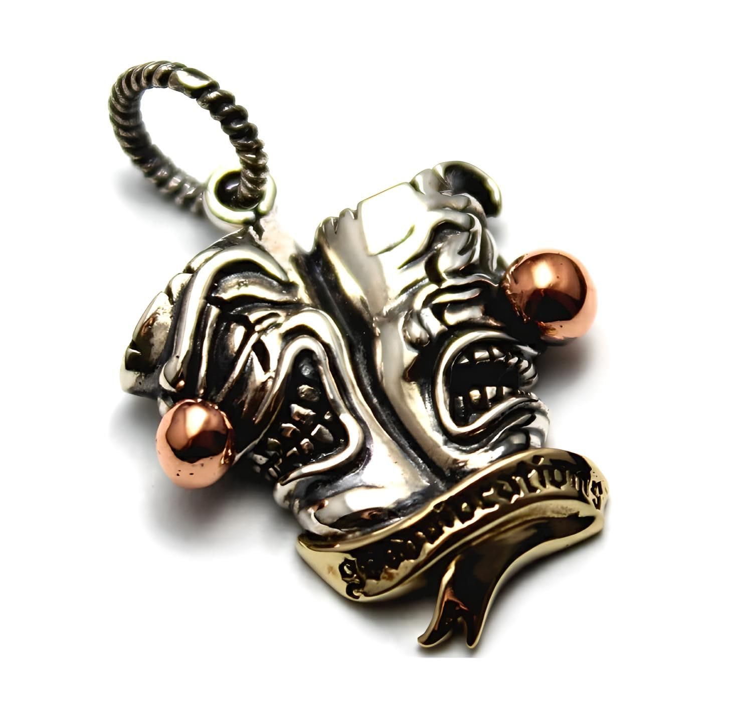 

[World Accessories Carmelo] Two-Face Joker Good Vibrations Pendant for Men