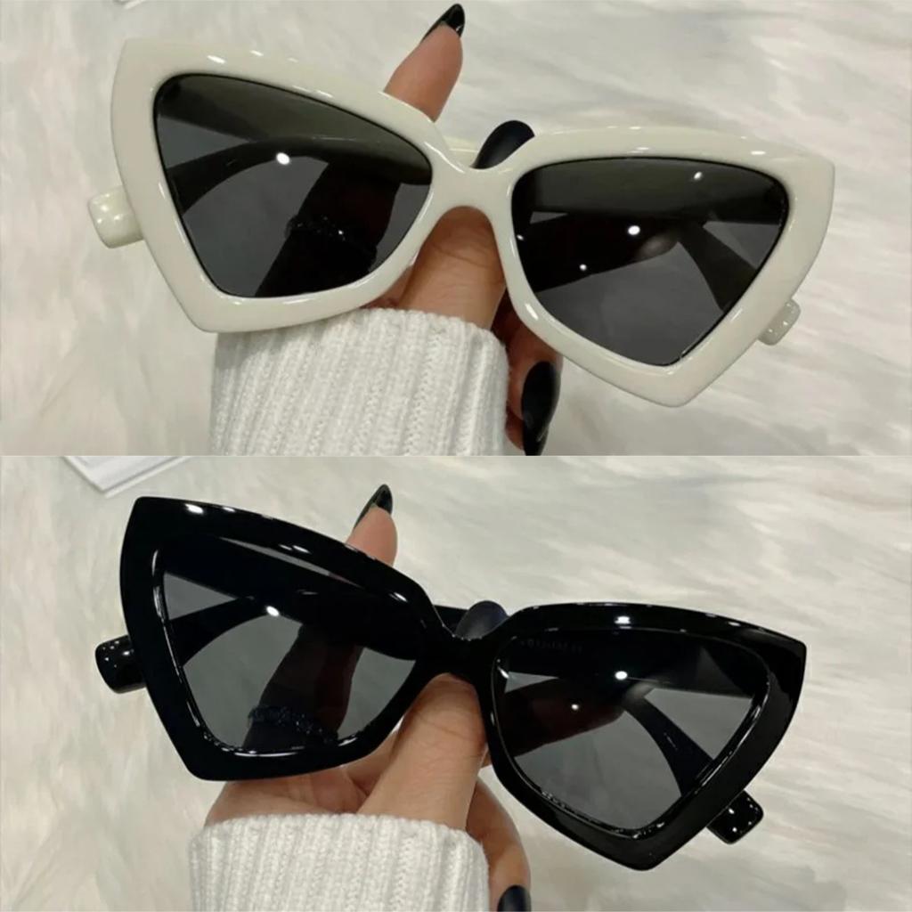 Polygon Sunglasses for Women Men Vintage Glasses Retro Cat Eye Sun Glasses Female Male Eyewear Summer Eye Glasses Gafas De Sol