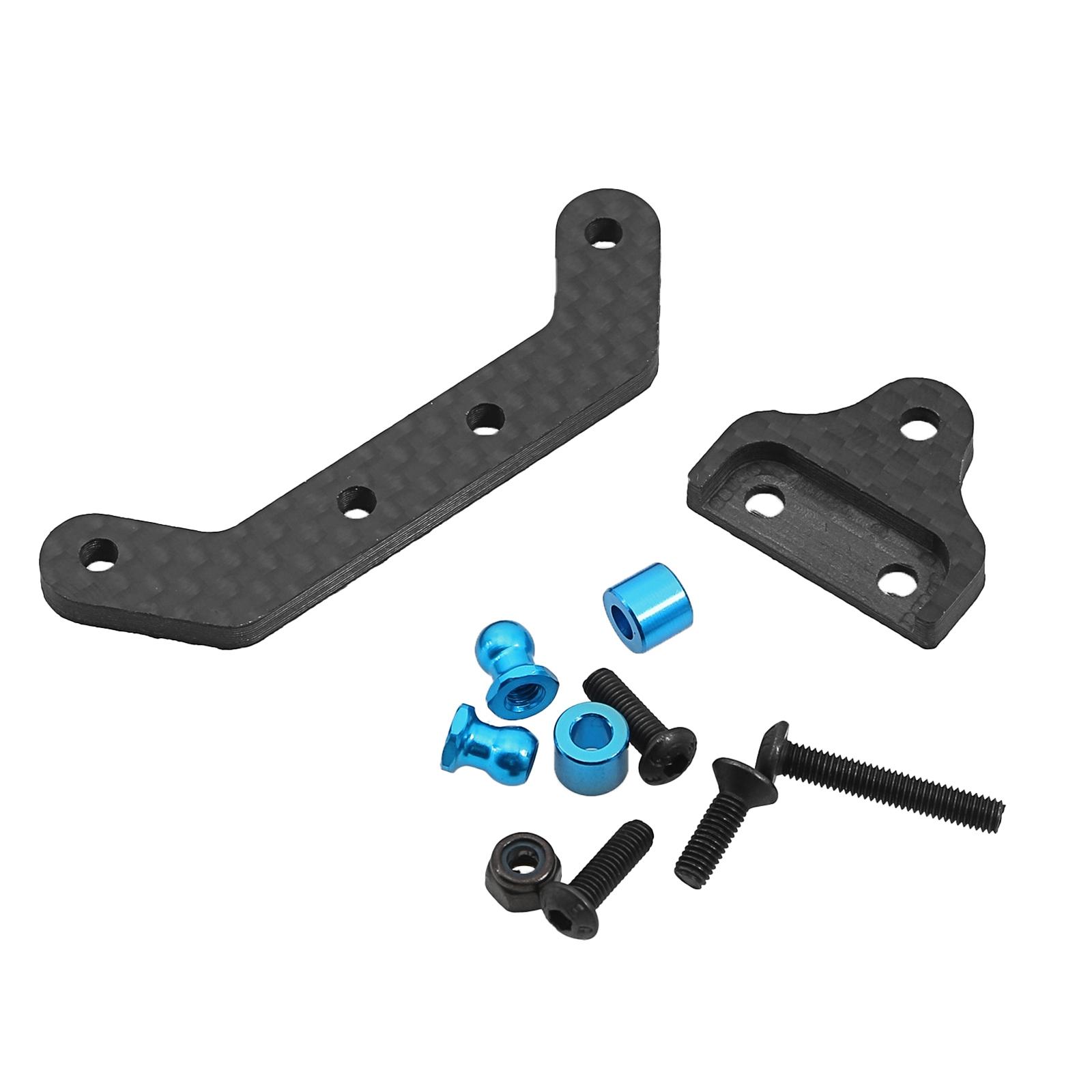 

Steering Rack, Carbon Second Floor Plate Steering Mount Holder Replacement for XV01 XV-01 1Celsius10 Remote Control Car Upgrade Parts