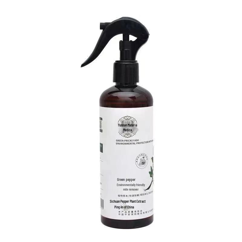 Sichuan Pepper Anti-Mite Spray for Bedding and Clothing – Safe for Pregnant Women and Infants.