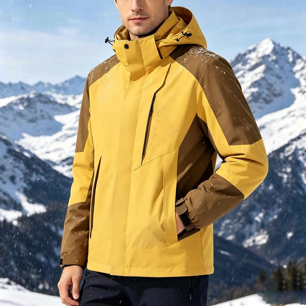 Men's Lightweight Breathable Outdoor Jacket Windproof for Spring and Fall Hiking