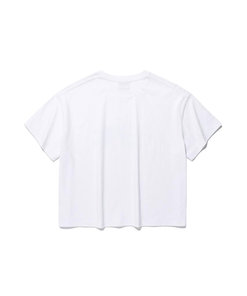 NICEGHOSTCLUB Drawing 3Star Big Crop Tee_White(Ng2Gmft530A)