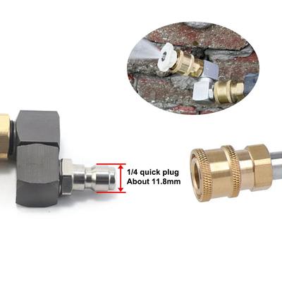 1Pcs Hose Fitting Coupler Adaptor With DN8 G1/4 Thread Universal 360º Rotatable Pneumatic Connector Air Tool DIY Accessories