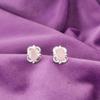 Rose Chalcedony Gemstone Stud Wife Gift Wedding Earrings Jewelry Sterling Silver EE-149-8