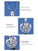 S925 Sterling Silver Heart Necklace with Moissanite Pendant - Perfect for Qixi or Valentine's Day