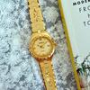 New Women's Watch Gold Watch Vintage Watch Calendar Watch Carved Pattern Gift for Girlfriend Luxury Watch