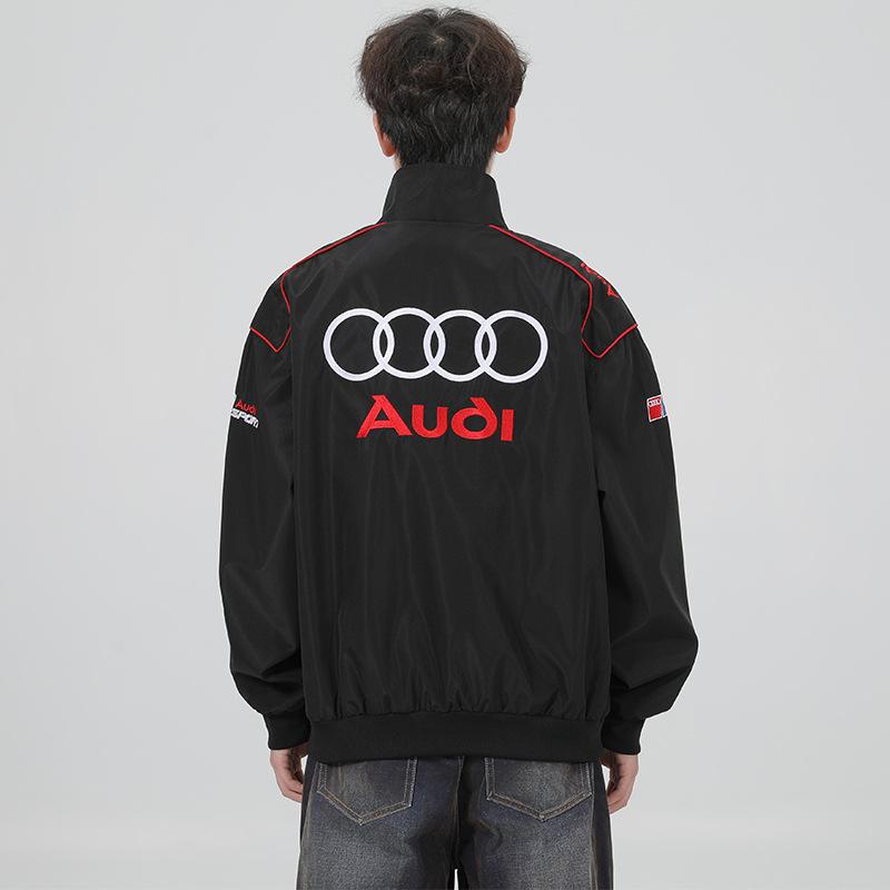 Embroidered Cycling Suit Stacked Racing Stylish High Street Jacket Men Women Couple Explosive Thin Style Long Sleeved