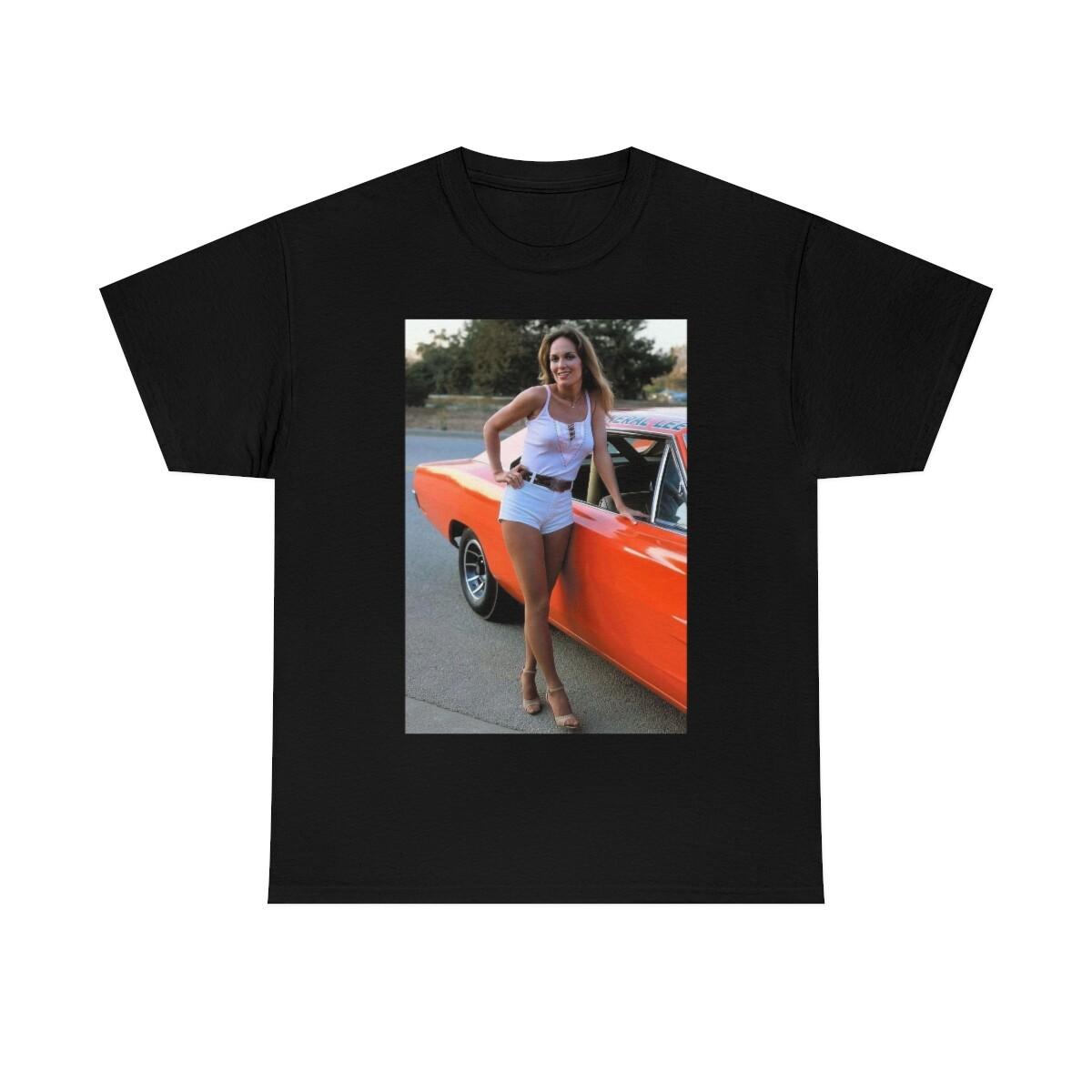 Dukes of Hazzard Sexy Catherine Bach Daisy Duke Unisex Heavy Cotton Tee S