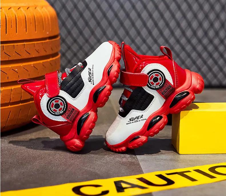 

Children s basketball shoes Boys 2025 spring new middle-aged and older children s waterproof and warm piled thickened cotton shoes Casual sports shoe 39 білий