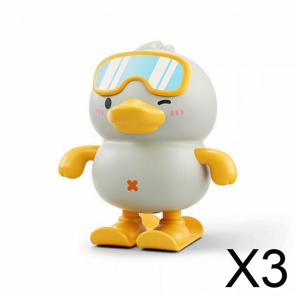 6xWater Fowl Plaything with Goggles Mechanical Water Wobbling for Kids, Young