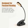Lámpara de lectura con clip Mvolo®: sin luz azul y regulable. Luz ámbar para dormir mejor.