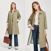 Women's Stylish Mid-Length Trench Coat
