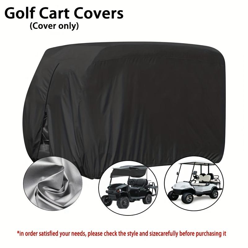 Multi-Brand Compatible Golf Cart Cover, For EZGO, Club Car, Yamaha 2-4 Seat Models, Durable & Easy to Install