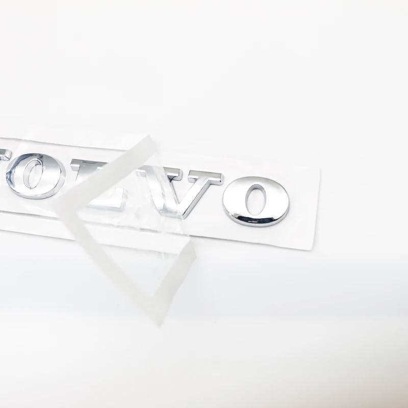 New Car ABS  Letter Sticker VOLVO Trunk Logo Sticker For Volvo XC60 XC90 S60 S80 S60L V40 V60 T5 T6 AWD Car Styling Accessories